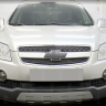 Защита радиатора "Standart" Chevrolet Captiva (2006-2011) низ, чёрная купить недорого с доставкой в Можайск