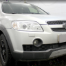 Защита радиатора "Standart" Chevrolet Captiva (2006-2011) низ, чёрная купить недорого с доставкой в Можайск