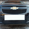 Защита радиатора "Standart" Chevrolet Cruze (2008-2013) верх, чёрная купить недорого с доставкой в Можайск