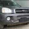 Защита радиатора "Standart" Hyundai Santa Fe (2000-2006) низ, хром купить недорого с доставкой в Можайск