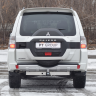 ТСУ /съемный квадрат/ с НЕРЖ накладкой MITSUBISHI Pajero 1999-н.в. купить недорого с доставкой в Можайск