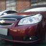 Защита радиатора "Standart" Chevrolet Epica (2006-2013) чёрная купить недорого с доставкой в Можайск