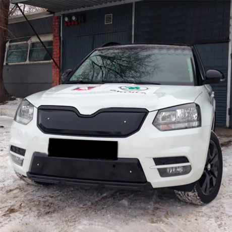 Зимний экран нижний, (текстурный пластик) для Skoda Yeti City (2013-2018) купить недорого с доставкой в Можайск