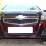 Защита радиатора "Standart" Chevrolet Malibu (2012-2015) чёрная купить недорого с доставкой в Можайск