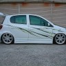 Накладки на пороги "Zero Fighter" Toyota Vitz купить недорого с доставкой в Можайск