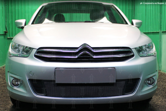 Защита радиатора "Standart" Citroen C-Elysee (2012-2017) чёрная купить недорого с доставкой в Можайск