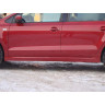 Накладки на пороги для Volkswagen Polo Sedan (2010-2020) купить недорого с доставкой в Можайск