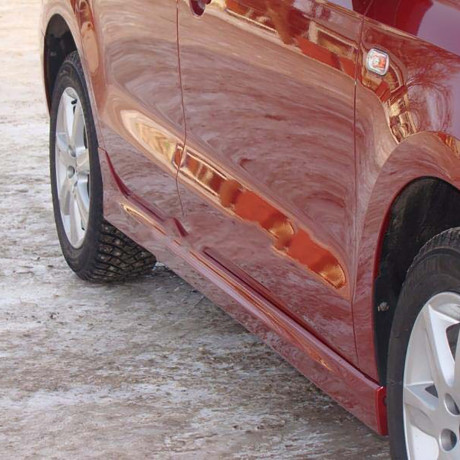 Накладки на пороги для Volkswagen Polo Sedan (2010-2020) купить недорого с доставкой в Можайск