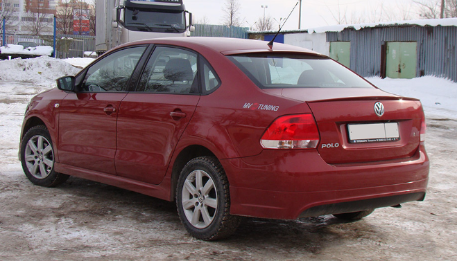 Козырек на заднее стекло для Volkswagen Polo Sedan (2010-2020) купить недорого с доставкой в Можайск