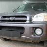 Защита радиатора "Standart" Hyundai Santa Fe (2000-2006) верх, чёрная купить недорого с доставкой в Можайск