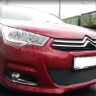 Защита радиатора "Standart" Citroen C4 (2010-2015) чёрная купить недорого с доставкой в Можайск