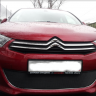 Защита радиатора "Standart" Citroen C4 (2010-2015) чёрная купить недорого с доставкой в Можайск