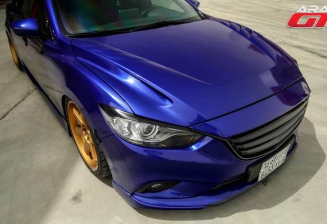 Капот "SkyActivSport" var №1 (с глухими жабрами) для Mazda 6 (2013-н.в.) купить недорого с доставкой в Можайск