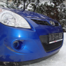 Защита радиатора "Standart" Hyundai i20 (2008-2012) чёрная купить недорого с доставкой в Можайск