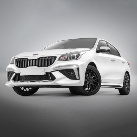 Бампер передний "ROTOR" для Kia Rio (2017-2020) купить недорого с доставкой в Можайск