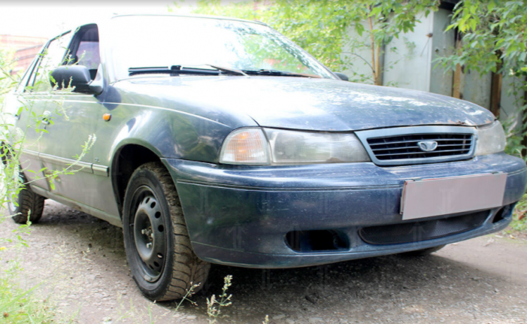 Защита радиатора "Standart" Daewoo Nexia (1994-2008) чёрная купить недорого с доставкой в Можайск