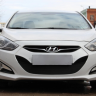 Защита радиатора "Standart" Hyundai i40 (2011-2015) чёрная купить недорого с доставкой в Можайск