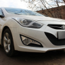 Защита радиатора "Standart" Hyundai i40 (2011-2015) чёрная купить недорого с доставкой в Можайск