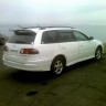 Накладки (клыки) на задний бампер (сток) Toyota Caldina (210) купить недорого с доставкой в Можайск
