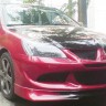 Накладка (юбка) переднего бампера "EVO" (Для бампера EVO) для Mitsubishi Lancer IX (2003-2009) купить недорого с доставкой в Можайск
