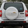 Чехол запасного колеса Chevrolet Niv@ с эмблемой Chevrolet купить недорого с доставкой в Можайск