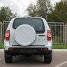 Чехол запасного колеса Chevrolet Niv@ с эмблемой Chevrolet купить недорого с доставкой в Можайск