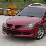 Бампер передний в стиле "EVO" для Mitsubishi Lancer IX (2003-2009) купить недорого с доставкой в Можайск