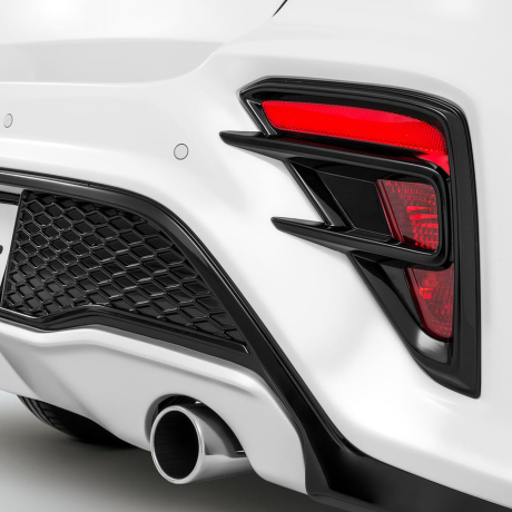 Бампер задний "Kudos" под раздвоенный глушитель для Kia Rio (2017-2020) купить недорого с доставкой в Можайск