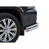 Защита заднего бампера «Уголки двойные» (d76\51) для Lexus LX 450d (2016-н.в)(Окрашенное) купить недорого с доставкой в Можайск