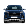 Защита переднего бампера двойная с зубьями d63/63мм KIA Sportage (2016-н.в.) купить недорого с доставкой в Можайск