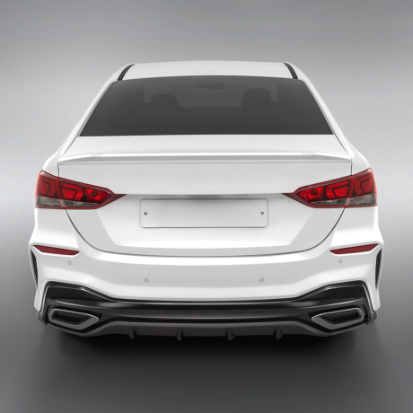 Бампер задний "Quant" для Hyundai Solaris (2017-2020) купить недорого с доставкой в Можайск