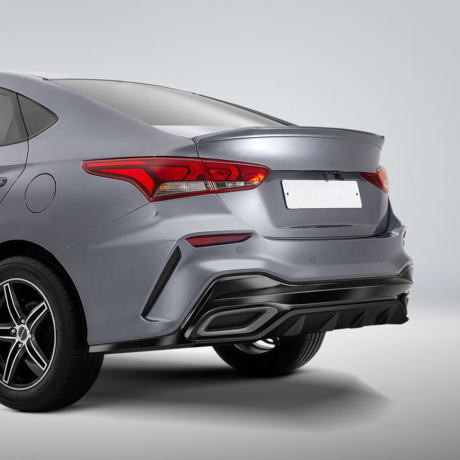 Бампер задний "Quant" для Hyundai Solaris (2017-2020) купить недорого с доставкой в Можайск