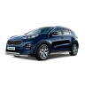Защита переднего бампера двойная d63/63мм (НПС) KIA Sportage (2016-н.в.) купить недорого с доставкой в Можайск