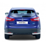 Защита заднего бампера угловая d63мм (НПС) Nissan Qashqai (2014-2016 г.в.) купить недорого с доставкой в Можайск