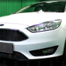 Защита радиатора "Standart" Ford Focus III рестайлинг (2014-2019) низ, чёрная купить недорого с доставкой в Можайск