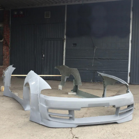 Бампер передний "Rocket Bunny" для Nissan SkyLine R33 (1993-1998) купить недорого с доставкой в Можайск