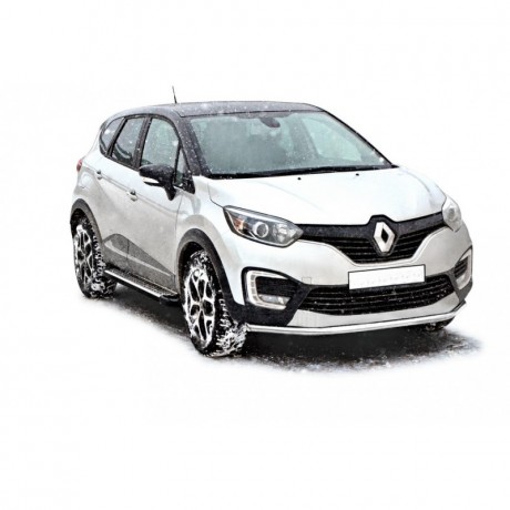 Защита переднего бампера «Труба» (d51) для Renault Kaptur (2016-н.в.)(Окрашенное) купить недорого с доставкой в Можайск