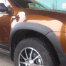 Накладки на крылья (8 шт) (ABS) RENAULT Duster (2016-2020 г.в.) купить недорого с доставкой в Можайск