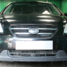 Защита радиатора "Standart" Kia Carens (2006-2012) чёрная купить недорого с доставкой в Можайск