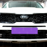 Защита радиатора "Standart" Kia Sorento (2020-н.в.) верх, чёрная купить недорого с доставкой в Можайск