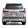Защита заднего бампера двойная угловая d63/51мм (НПС) LEXUS 450D (2015-н.в.) купить недорого с доставкой в Можайск