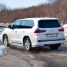 Защита заднего бампера двойная угловая d63/51мм (НПС) LEXUS 450D (2015-н.в.) купить недорого с доставкой в Можайск