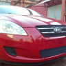 Защита радиатора "Standart" Kia Ceed (2006-2009) чёрная купить недорого с доставкой в Можайск