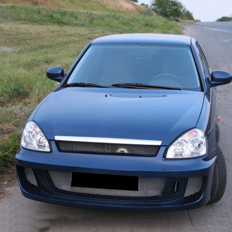 Бампер передний "GTI" (с сеткой) для B@3 2170 L@DA Prior@ купить недорого с доставкой в Можайск