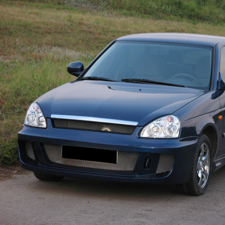 Бампер передний "GTI" (с сеткой) для B@3 2170 L@DA Prior@ купить недорого с доставкой в Можайск