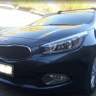 Защита радиатора "Standart" Kia Ceed (2012-2015) верх, чёрная купить недорого с доставкой в Можайск