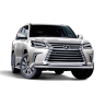 Защита переднего бампера двойная d63/63мм (НПС) LEXUS 450D (2015-н.в.) купить недорого с доставкой в Можайск