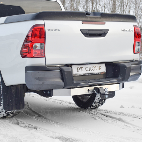 ТСУ /съемный квадрат/ с НЕРЖ накладкой TOYOTA Hilux 2015- / JAC T6 2015- / JAC T8 2023- купить недорого с доставкой в Можайск