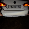 Диффузор заднего бампера "CUSTOM" для Volkswagen Jetta 6 купить недорого с доставкой в Можайск