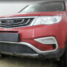 Защита радиатора "Standart" Geely Atlas I (2017-н.в.) чёрная купить недорого с доставкой в Можайск